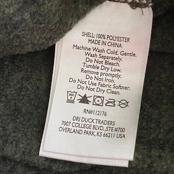 Dri Duck Denali mountain fleece pullover green black Gorpcore Womens Size 3XL - Picture 8 of 16